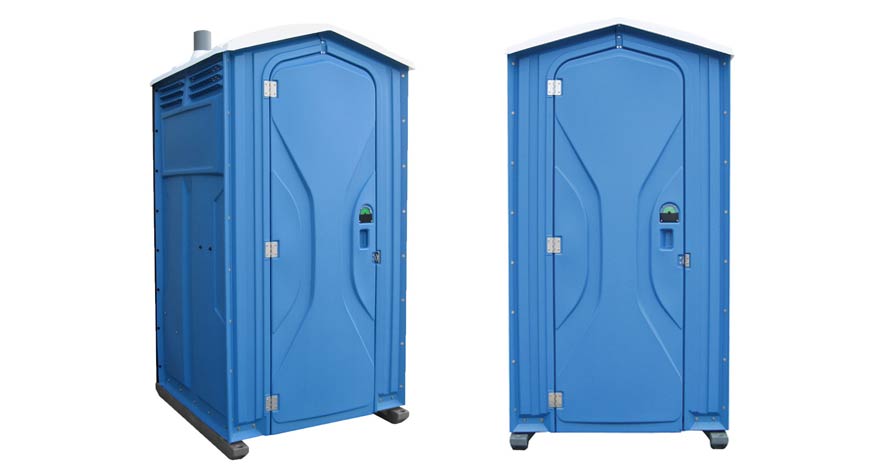 Long-term porta potty units on site in Panama City, Florida